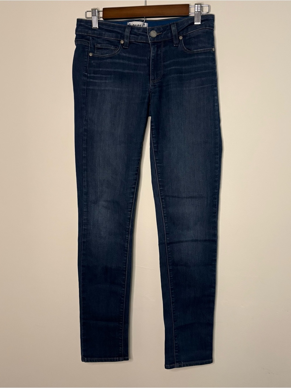 Paige Skyline Women’s Jeans Sz 27 X29 Dark Denim Stretch Lightweight Fall